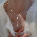 Collar Plata Cristales