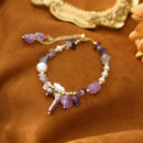 Pulsera Cuarzos Colores & Perlas