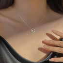 Collar Plata Anillo perla