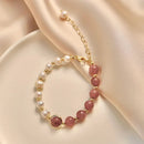 Pulsera de Cuarzo Fresa - Rincón Zen