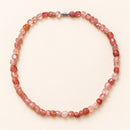 Collar de Cuarzo Fresa Irregular