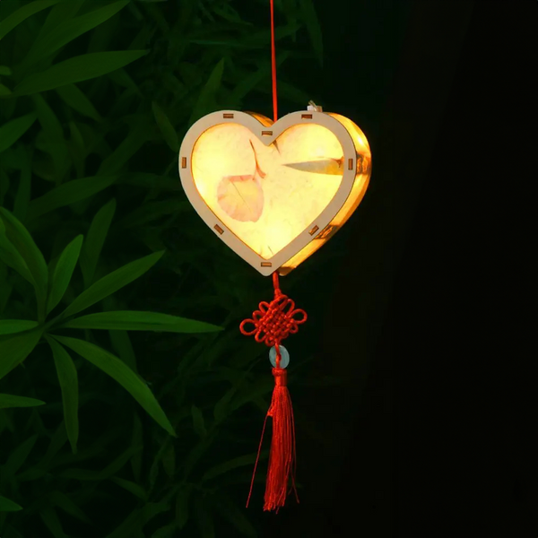 Lámpara de Papel (Ármala tu mismo) - Corazón