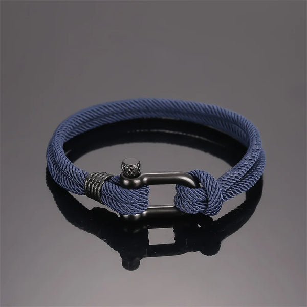 Pulsera de la suerte hombre  - Azul