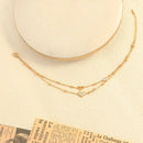 Tobillera doble Corazón