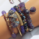 Pulseras Rocas de Amatista