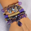 Pulseras Rocas de Amatista