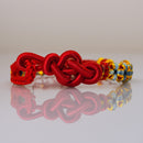 Pulsera de la suerte - Nudo y Flores