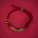 Pulsera de la suerte - Nudo y Flores