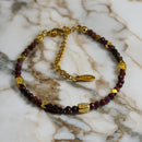 Pulsera Granate Carmesí