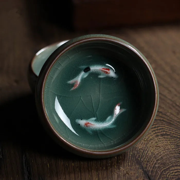 Tazas Koi - Azul - Rincón Zen