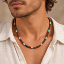 Collar de Coco y Turquesa