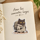 Pack de 63 pegatinas de gatos negros adorables