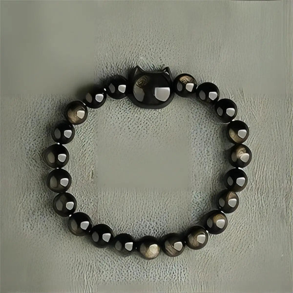 Pulsera Obsidiana - Gato