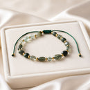 Pulsera Cuarzo Rutilado Verde