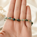 Pulsera Cuarzo Rutilado Verde