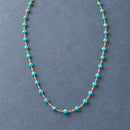 Collar Largo Turquesa