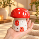 Lámpara Nocturna Casita de Hongo Rojo