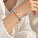 Pulsera de Amatista y Perla