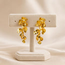 Aros Colgantes De Metal Dorado