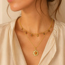 Collar Sol Ojo de Tigre