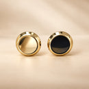 Conjunto Collar y Aros Dorados Espejo Solar