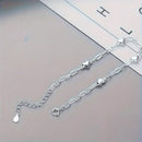 Pulsera Plata - Corazon en cadenas