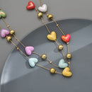 Collar Corazón Pastel