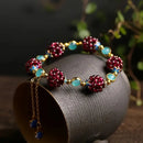 Pulsera ambuleto granate
