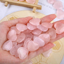 Corazones sanadores del Amor Cuarzo Rosado