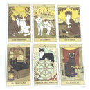 Carta de Tarot  - El tarot de los Gatos