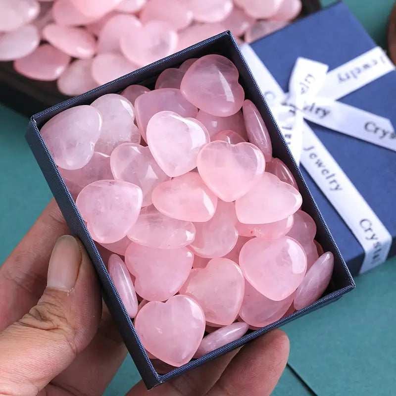 Corazones sanadores del Amor Cuarzo Rosado
