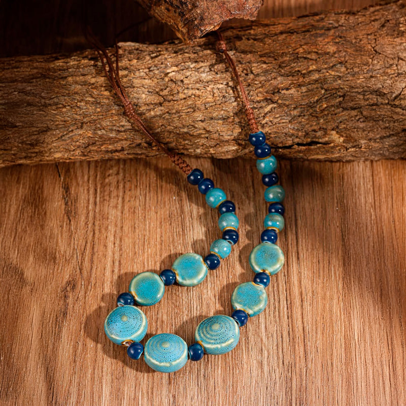 Collar cerámica - Azul