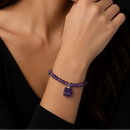 Pulsera Amatista Transmutadora (Cubo)