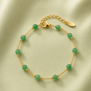 Pulsera de Prosperidad en Aventurina Verde