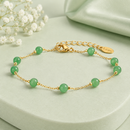Pulsera de Prosperidad en Aventurina Verde