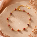 Pulsera de Cuentas Jaspe Rojo Vitalidad