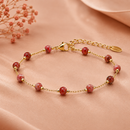 Pulsera de Cuentas Jaspe Rojo Vitalidad