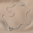 Collar Latido Plateado