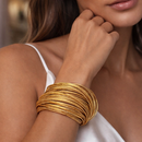 Bracalete Órbita Dorada