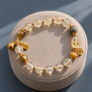 Pulsera Ojo de Tigre Dorado