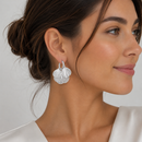 Aros Pluma Plateada