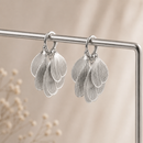 Aros Pluma Plateada