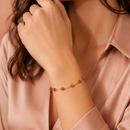 Pulsera de Cuentas Jaspe Rojo Vitalidad