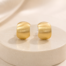 Aros Curvos Mate Dorado