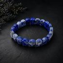 Pulsera Facetada Lapislázuli