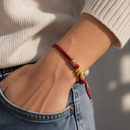 Pulsera Cordón Rojo Serpiente