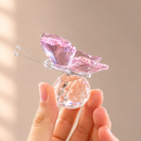 Atrapasol Mariposa de Cristal - Rosada