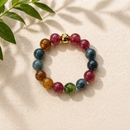 Anillo Turmalinas de colores