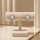 Aros de Perla y Diseño Espiral Triangular