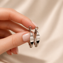 Aros Minimalistas de Plata